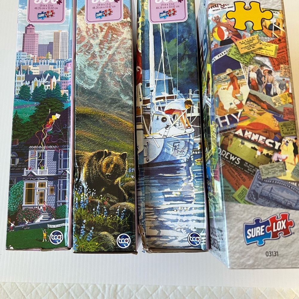 4X boxes of puzzles